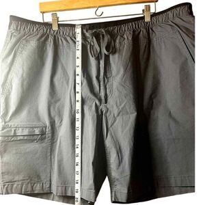 Duluth Trading Co Mens Cargo Shorts Blue Size 42 Gray 9" Inseam Standard Fit